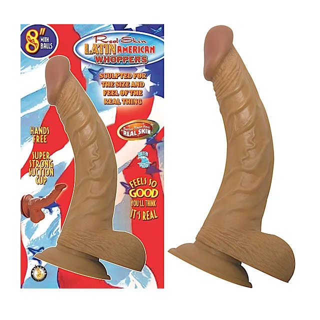 Dildos Nasstoys Latin American Whoppers Curved Dong with Balls