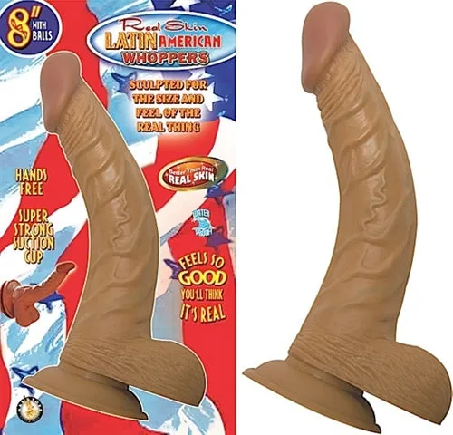 Dildos Nasstoys Latin American Whoppers Curved Dong with Balls