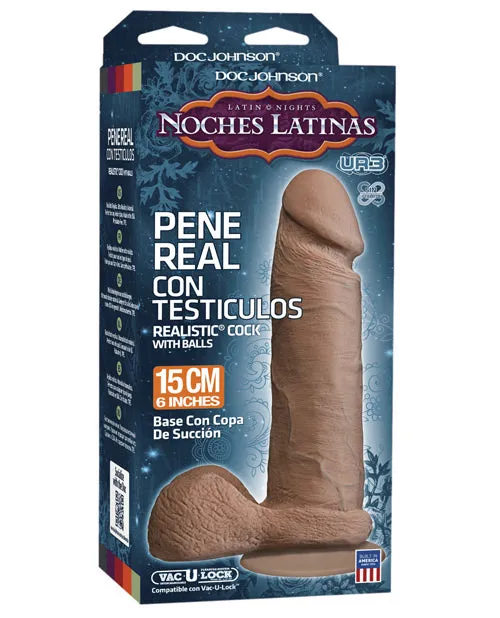 Dildos Noches Latinas ULTRASKYN Realistic Cock Doc Johnson