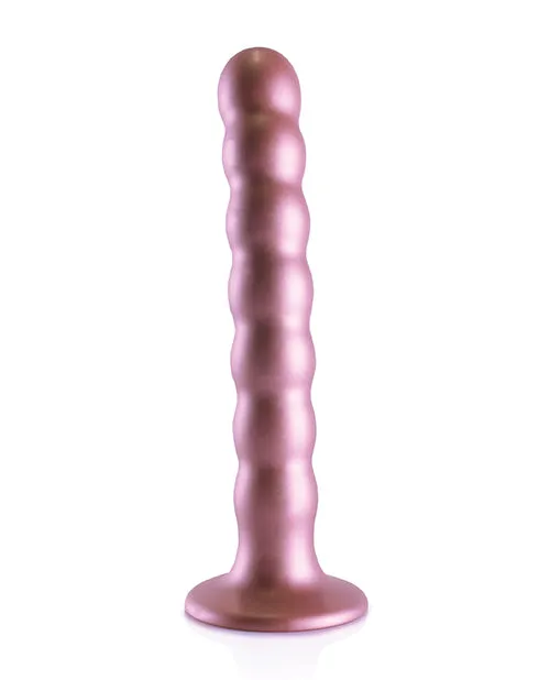 Dildos Shots America LLC Shots Ouch 65 Beaded Gspot Dildo Rose Gold