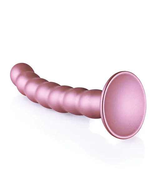 Dildos Shots America LLC Shots Ouch 65 Beaded Gspot Dildo Rose Gold