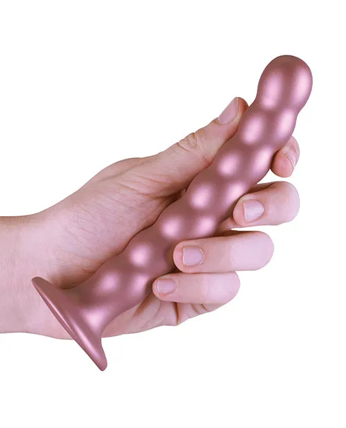 Dildos Shots America LLC Shots Ouch 65 Beaded Gspot Dildo Rose Gold