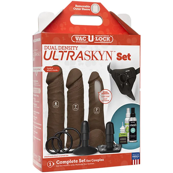 Dildos VacULock DualDensity ULTRASKYN Set Doc Johnson