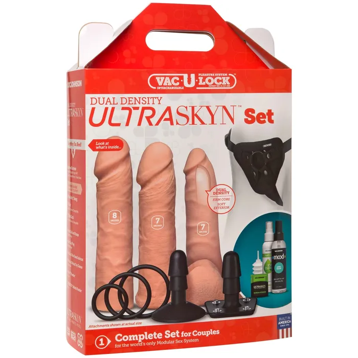 Dildos VacULock DualDensity ULTRASKYN Set Doc Johnson