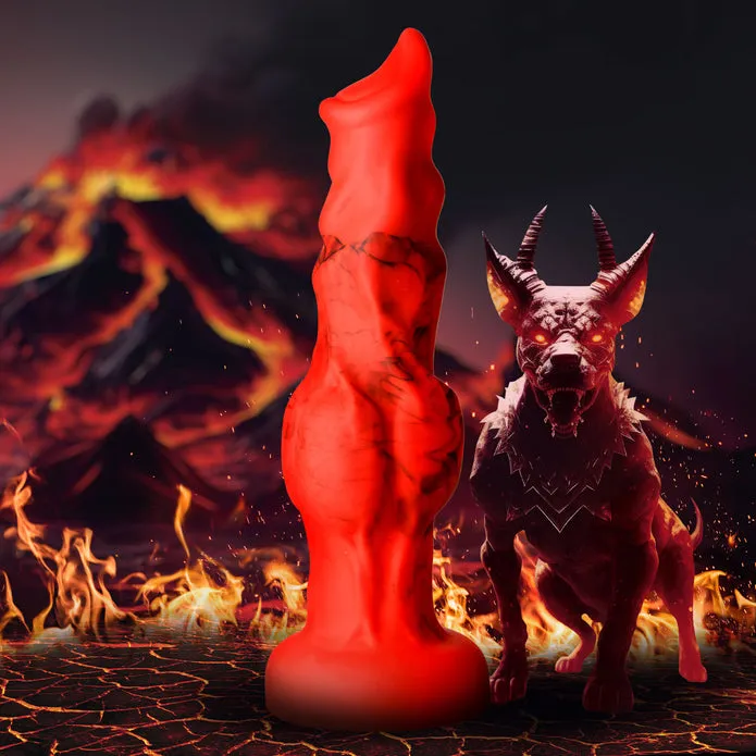 Dildos Xr LLC Creature Cocks Fire Hound Silicone Dildo Medium