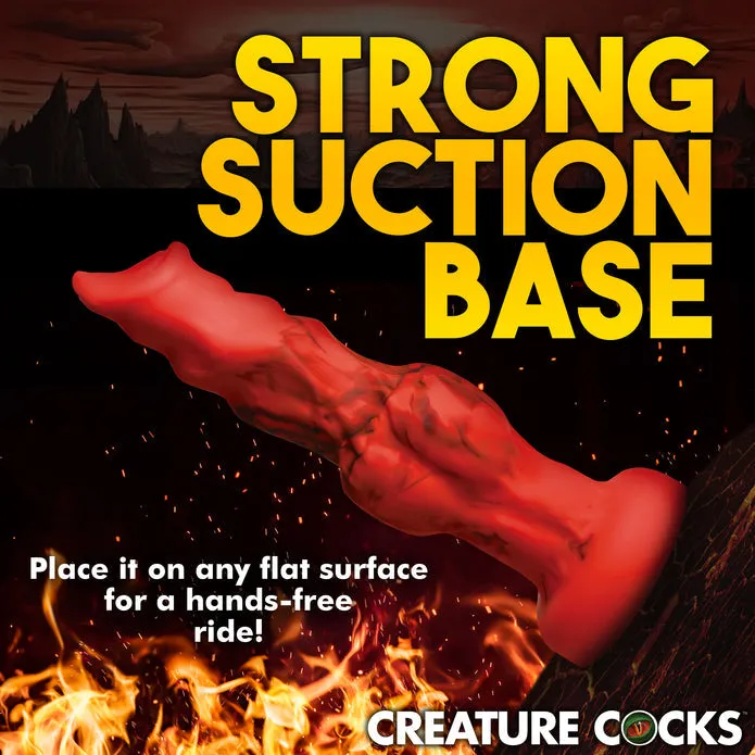 Dildos Xr LLC Creature Cocks Fire Hound Silicone Dildo Medium