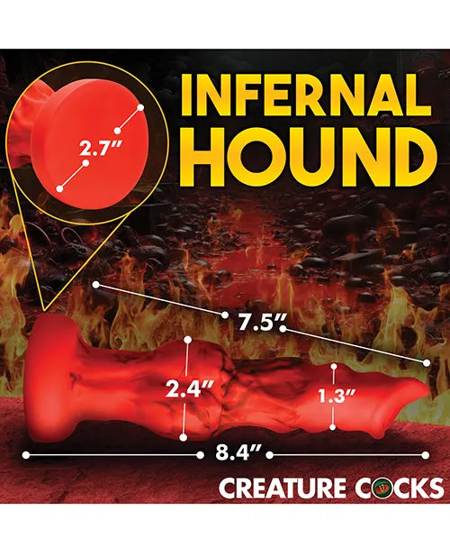 Dildos Xr LLC Creature Cocks Fire Hound Silicone Dildo Medium