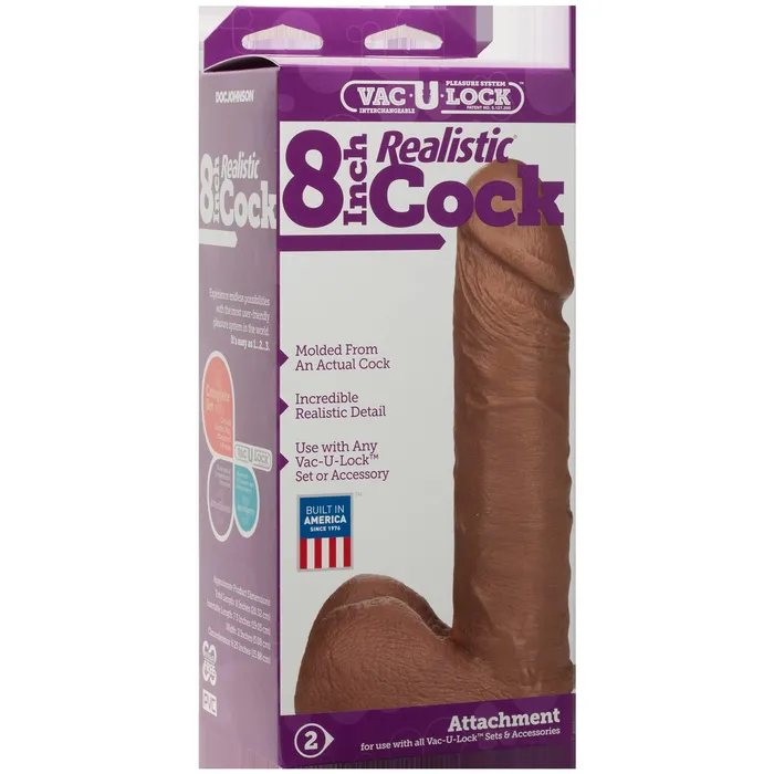 Doc Johnson VacULock Realistic Cock Dildos