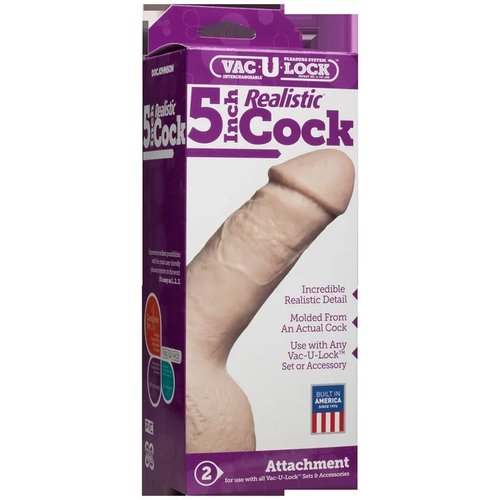 Doc Johnson VacULock Realistic Cock Dildos