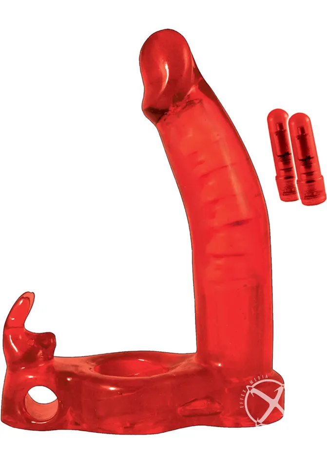 Double Penetrator Rabbit Vibrating Cock Ring Double Penetrator Couples