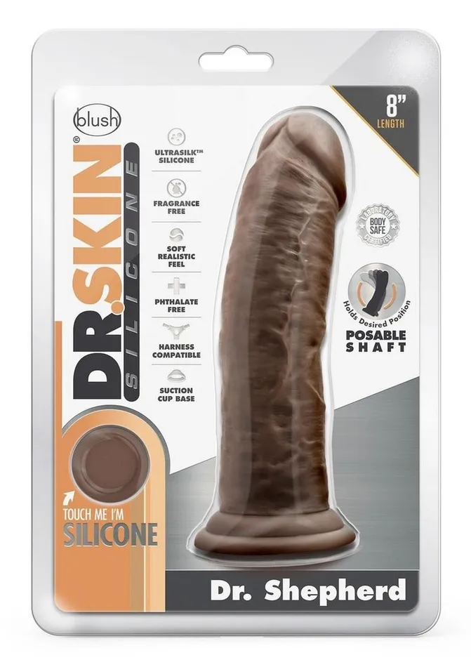 Dr Skin Dr Skin Dr Shepherd Silicone Dildo with Suction Cup Female Sex Toys