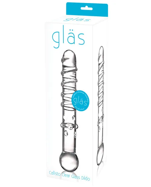 Electric Eel INC Dildos Glas Callisto 7 inch Glass Dildo Clear