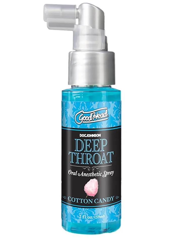 Enhancers GoodHead Goodhead Deep Throat Oral Anesthetic Spray Cotton Candy