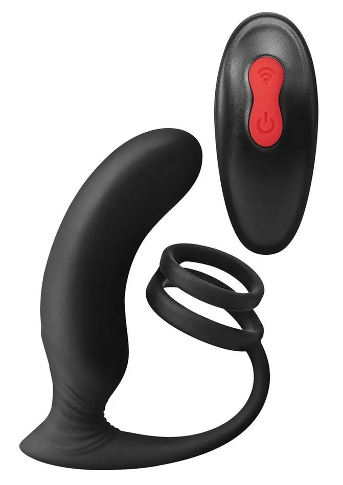 Envy Toys Thumbs Up Remote Controlled Rechargeable Silicone PSpot Vibrator and Dual Stamina Ring Envy Toys Female Sex Toys