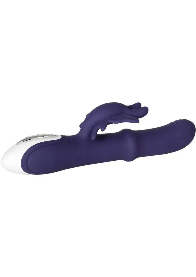 Evolved Female Sex Toys Put A Ring On It Rechargeable Silicone Vibrator with Sliding Shaft Ring