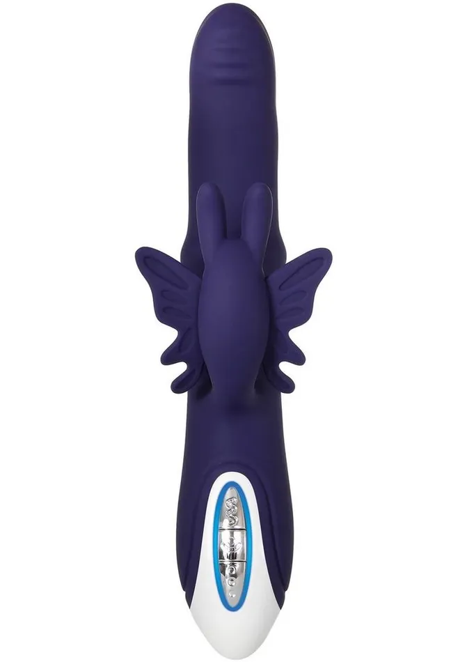 Evolved Female Sex Toys Put A Ring On It Rechargeable Silicone Vibrator with Sliding Shaft Ring