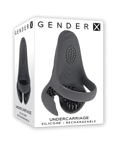 Evolved Novelties INC Male Sex Toys Gender X Undercarriage Ball Cup CRing Gray