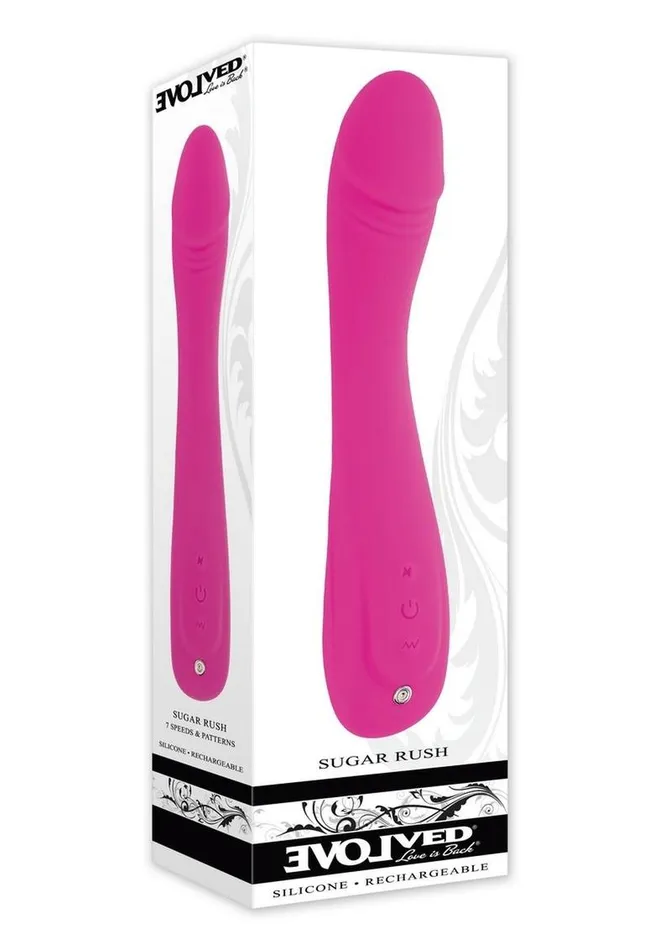 Evolved Sugar Rush Rechargeable Silicone GSpot Vibrator Female Sex Toys