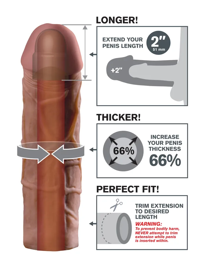 Fantasy Xtensions Mega Extension Pipedream Male Sex Toys