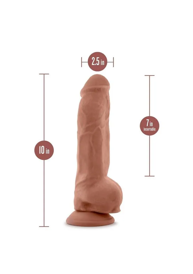 Female Sex Toys Au Naturel Au Naturel Big Boy Dildo with Balls