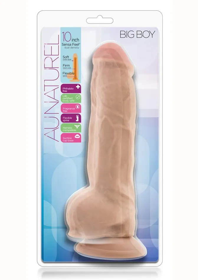 Female Sex Toys Au Naturel Au Naturel Big Boy Dildo with Balls