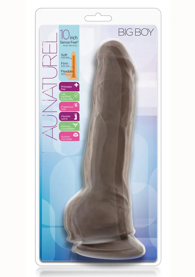 Female Sex Toys Au Naturel Au Naturel Big Boy Dildo with Balls