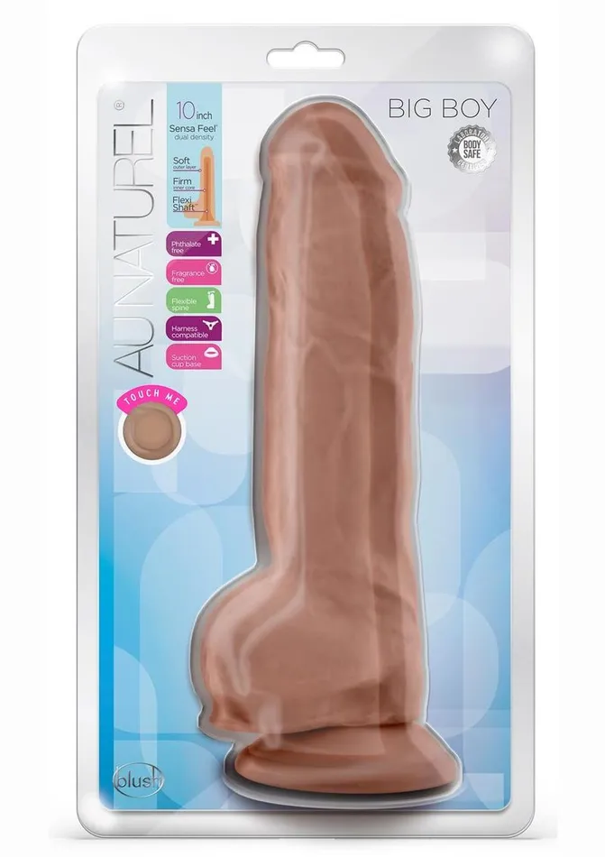 Female Sex Toys Au Naturel Au Naturel Big Boy Dildo with Balls