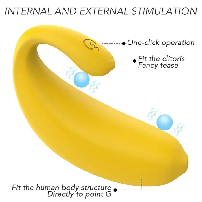 Female Sex Toys Banana Double Vibrator ADLTOYFUN