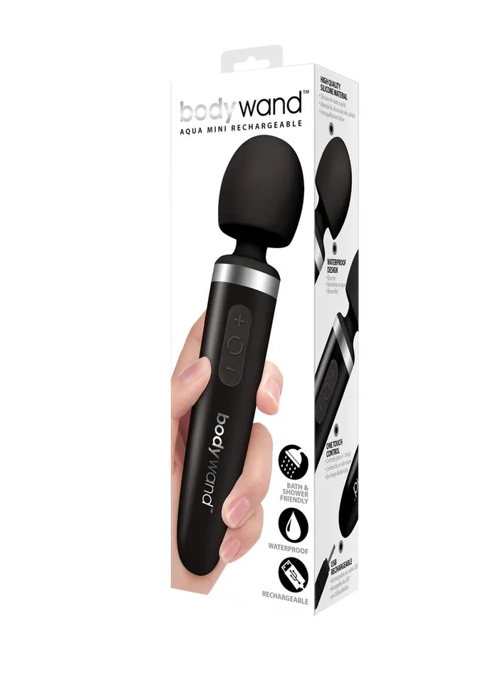 Female Sex Toys Bodywand Aqua Mini Rechargeable Silicone Wand Massager Bodywand