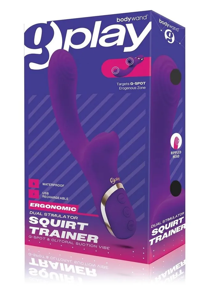 Female Sex Toys Bodywand GPlay Rechargeable Silicone GSpot and Clitoral Vibrator Bodywand