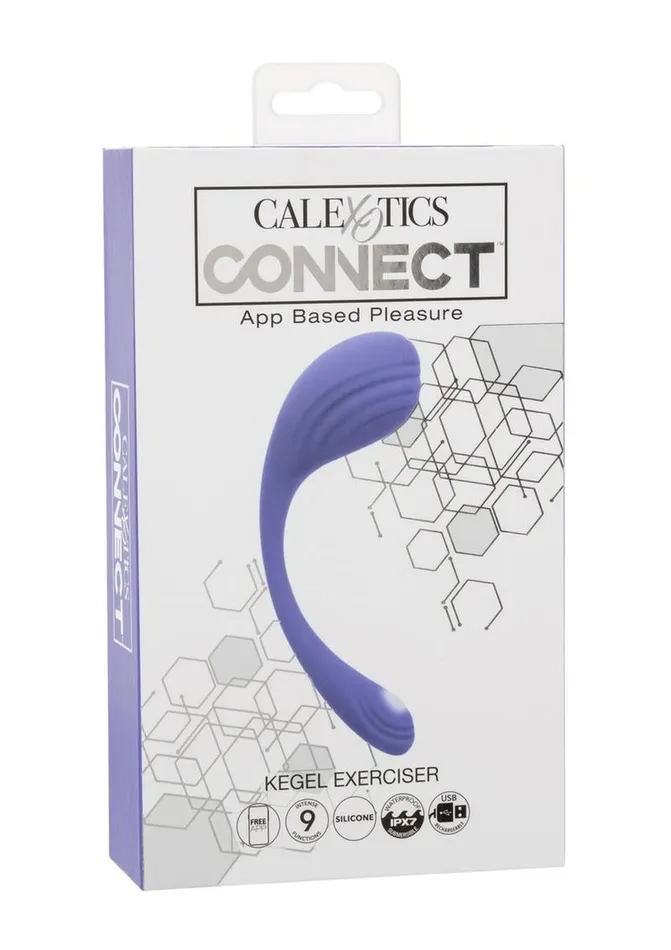 Female Sex Toys Calexotics Connect Kegel Exerciser Rechargeable Silicone App Compatible Stimulator with Remote Connect