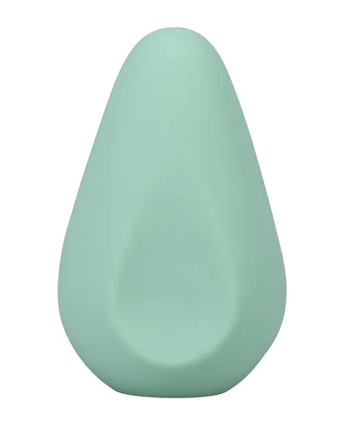 Female Sex Toys Doc Johnson Ritual Chi Rechargeable Silicone Clit Vibe Mint