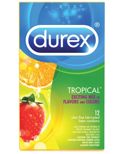 Female Sex Toys Durex Durex Tropical Ultra Fine Latex Condomss