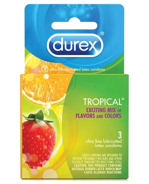 Female Sex Toys Durex Durex Tropical Ultra Fine Latex Condomss