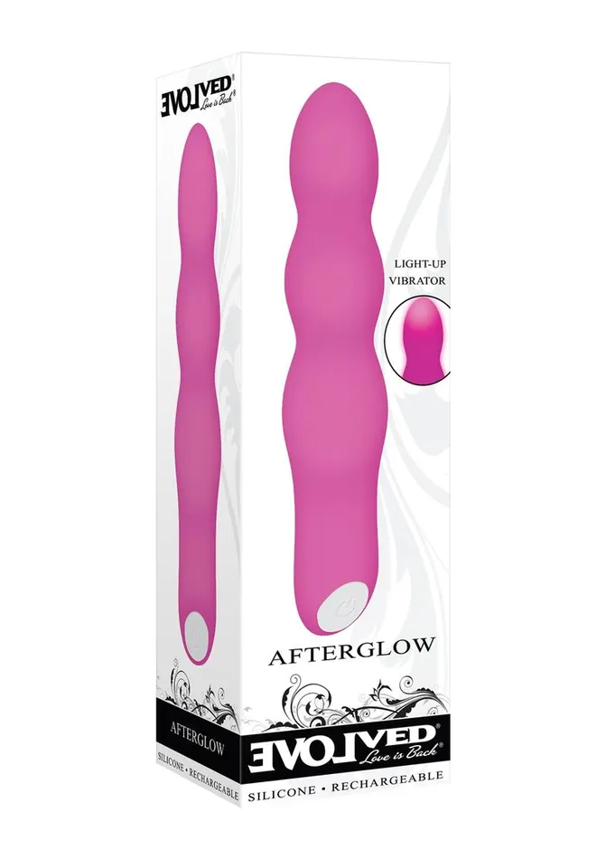 Female Sex Toys Evolved Afterglow Silicone Rechargeable LightUp Vibrator