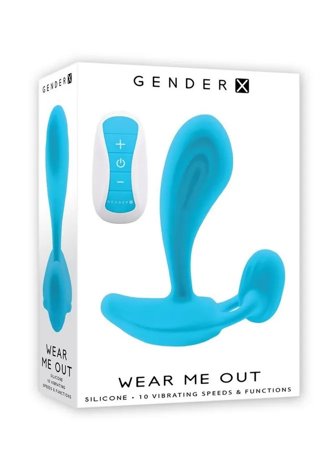 Female Sex Toys Gender X Wear Me Out Rechargeable Silicone Panty Vibe with Remote Gender X