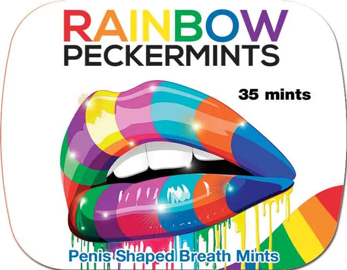 Female Sex Toys Hott Products Rainbow Pecker Shape Candies in TinCarded