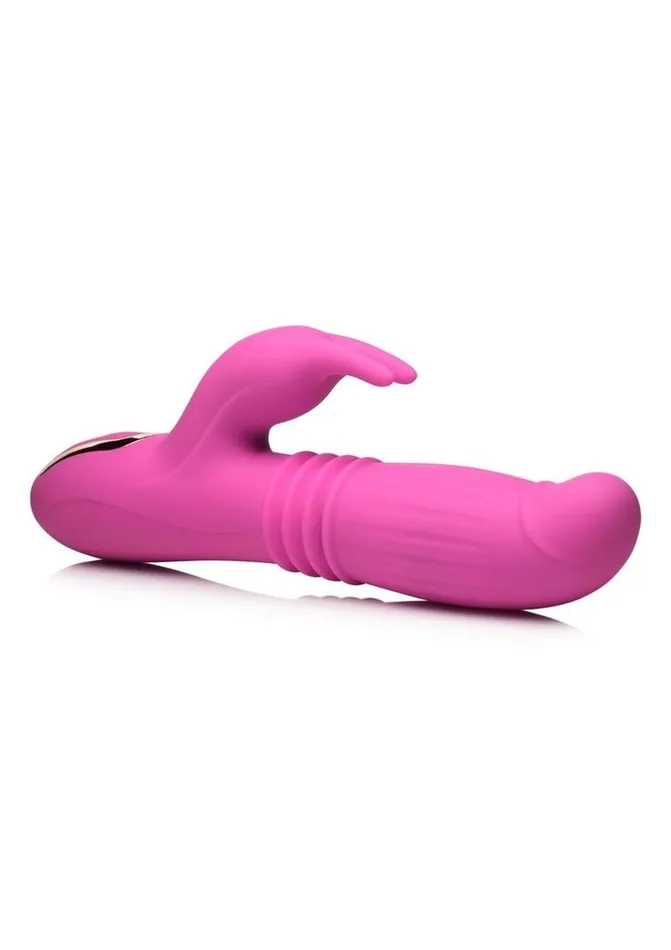 Female Sex Toys Inmi Inmi Lil Swell 35x Thrusting and Swelling Rechargeable Silicone Rabbit Vibrator