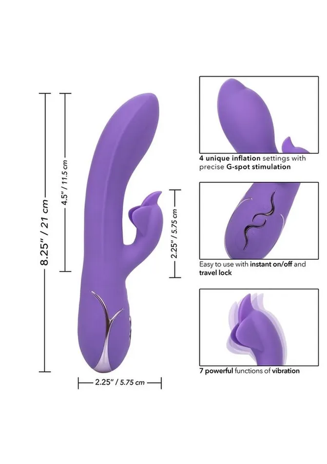 Female Sex Toys Insatiable G Insatiable G Inflatable GFlutter Silicone Rechargeable Vibrator