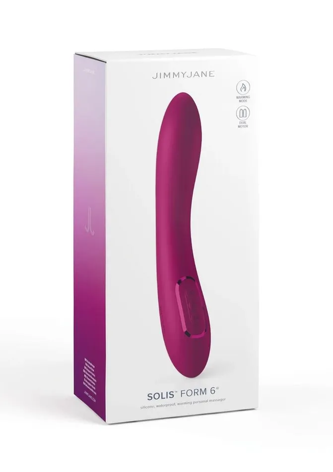 Female Sex Toys Jimmyjane Jimmyjane Solis Form 6 Rechargeable Silicone Vibrator