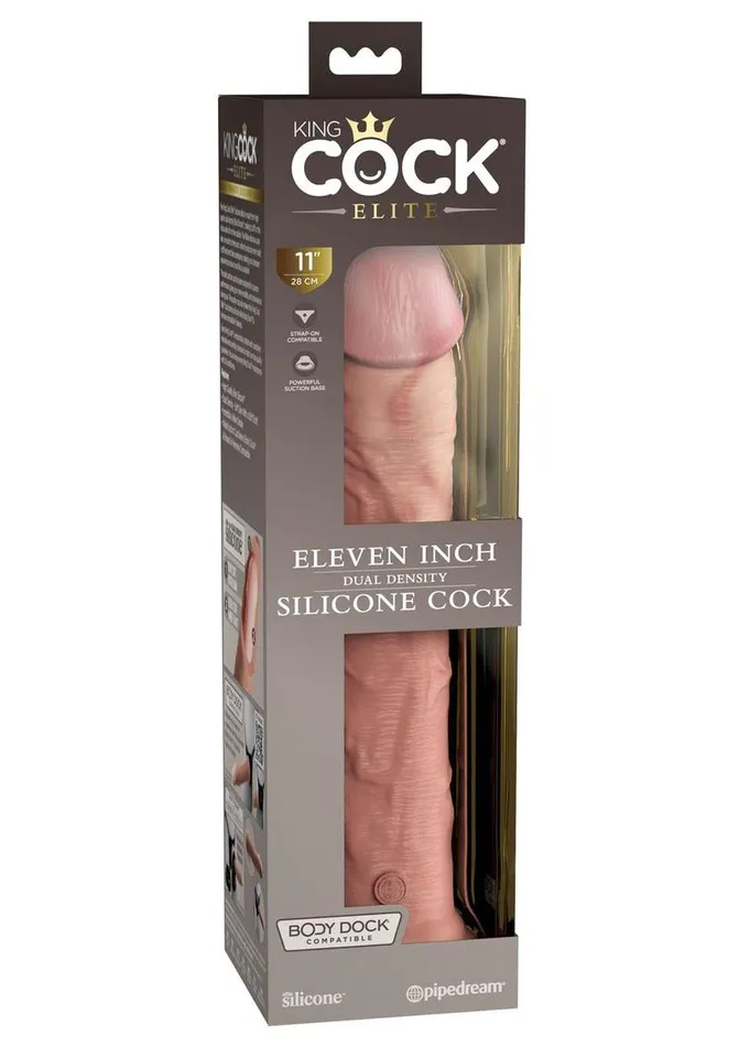 Female Sex Toys King Cock King Cock Elite Dual Density Silicone Dildo