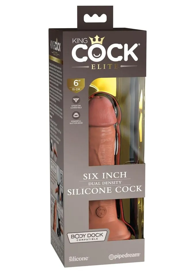 Female Sex Toys King Cock King Cock Elite Dual Density Silicone Dildo