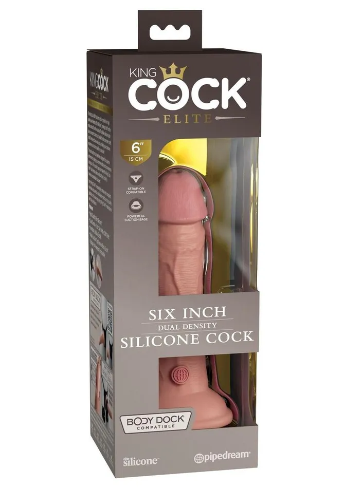 Female Sex Toys King Cock King Cock Elite Dual Density Silicone Dildo