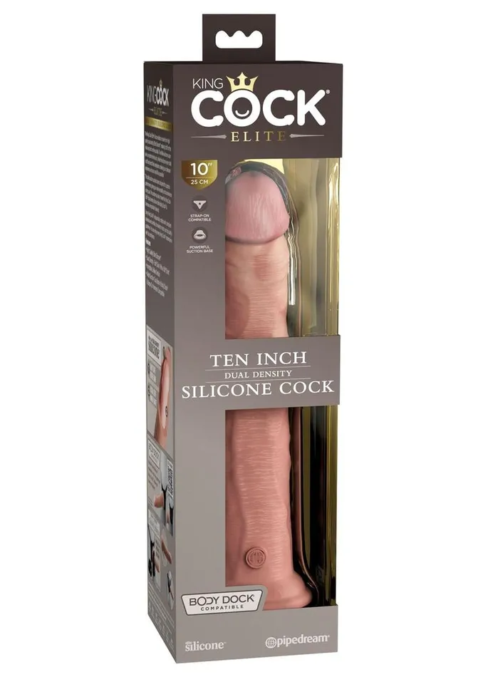 Female Sex Toys King Cock King Cock Elite Dual Density Silicone Dildo