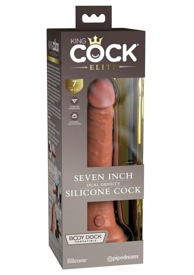 Female Sex Toys King Cock King Cock Elite Dual Density Silicone Dildo