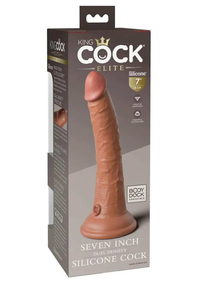 Female Sex Toys King Cock King Cock Elite Dual Density Silicone Dildo