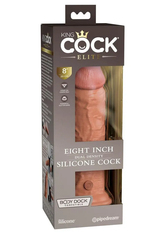 Female Sex Toys King Cock King Cock Elite Dual Density Silicone Dildo