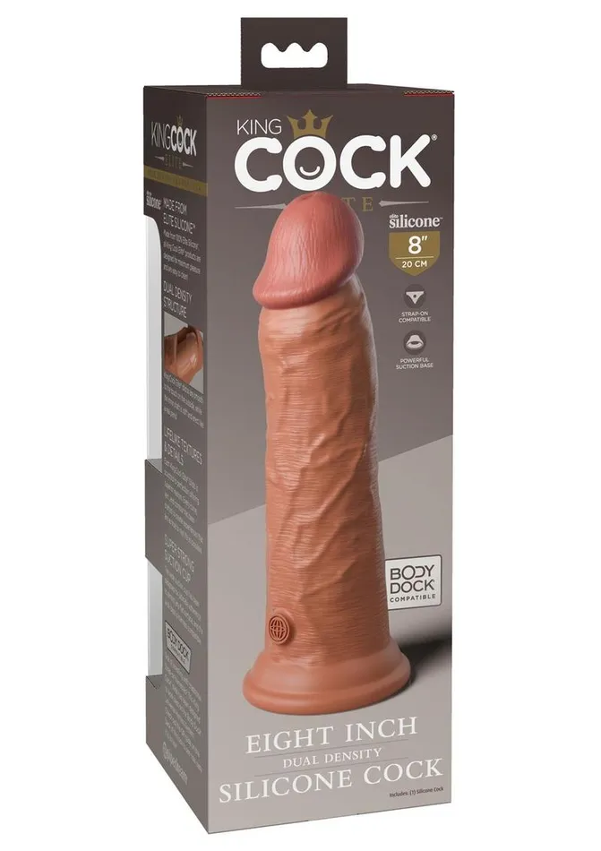 Female Sex Toys King Cock King Cock Elite Dual Density Silicone Dildo