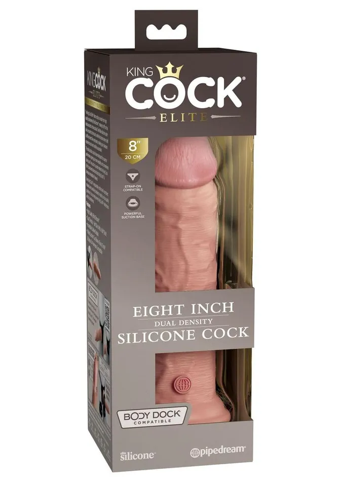 Female Sex Toys King Cock King Cock Elite Dual Density Silicone Dildo