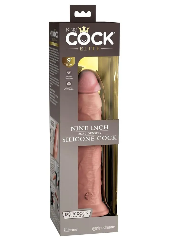 Female Sex Toys King Cock King Cock Elite Dual Density Silicone Dildo